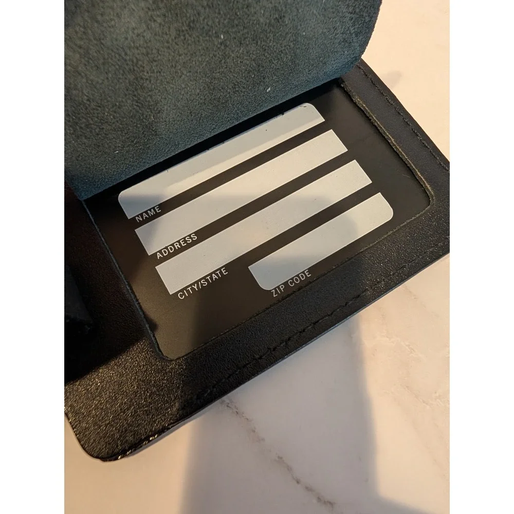 AAOS American Academy of Orthopaedic Surgeons Black Luggage‎ Tag Gold Seal